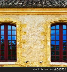 French Windows without Shutters