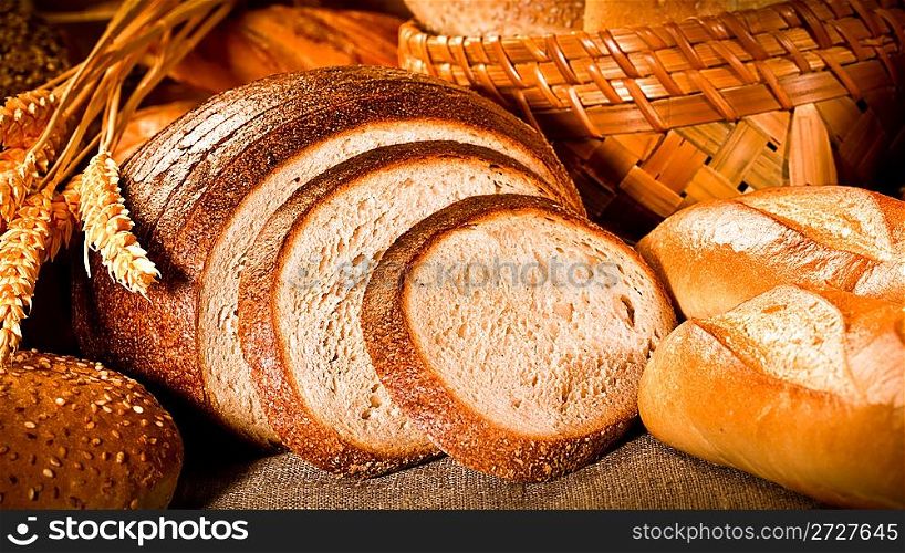Fresh and soft tasty bread