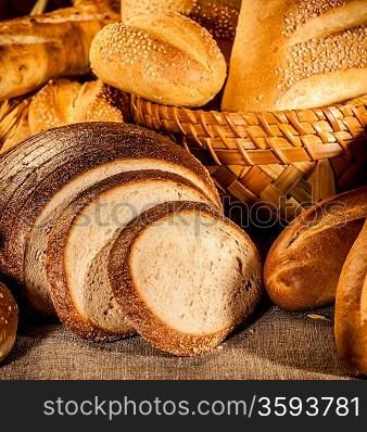 Fresh and soft tasty bread