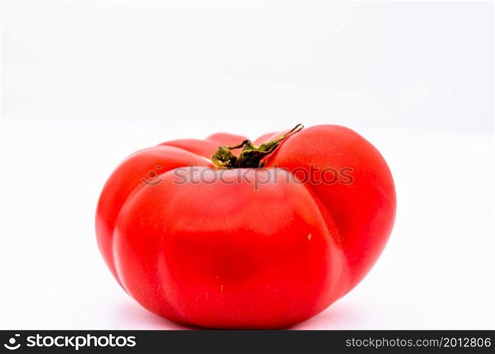 Fresh and tasty ripe red tomatoes isolated