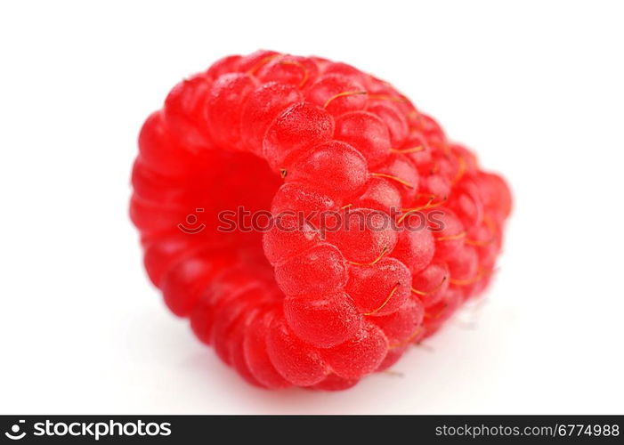 fresh and tasty rspberry close up