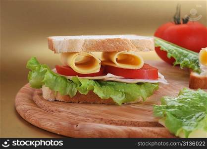 fresh and tasty sandwich ready to eat