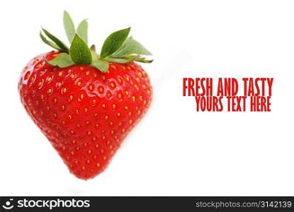 Fresh and tasty strawberry