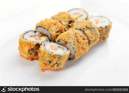 fresh and tasty traditional Japanese sushi