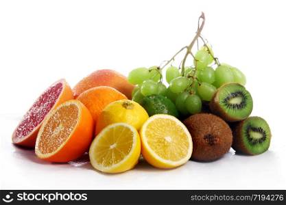 Fresh and wet fruits