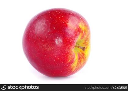 fresh apples isolated on a white