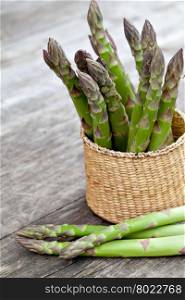 fresh asparagus. fresh green asparagus