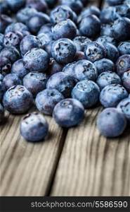 Fresh Berries - Blueberries background closeup