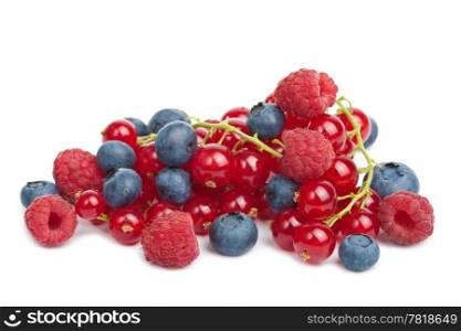 fresh berries isolated