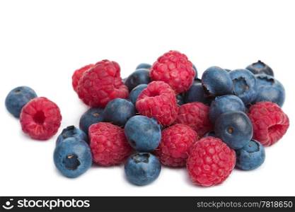 fresh berries isolated