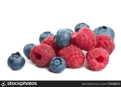 fresh berries isolated