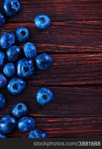fresh blueberry on wooden board, fresh berries