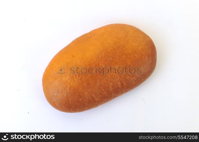 fresh bread food healthy product isolated on white