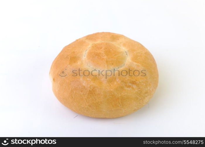 fresh bread food healthy product isolated on white