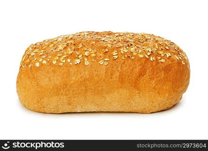 Fresh bread isolated on the white background