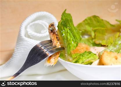 Fresh Chicken Caesar salad
