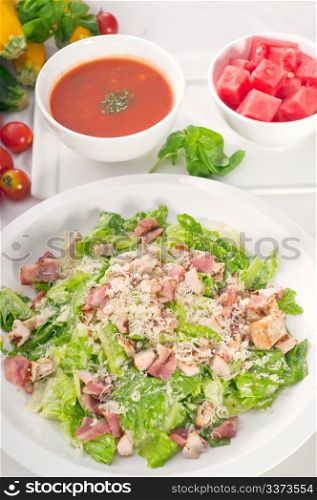 fresh classic caesar salad ,healthy meal ,MORE DELICIOUS FOOD ON PORTFOLIO