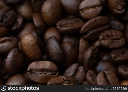 fresh coffee beans background - Stock Image