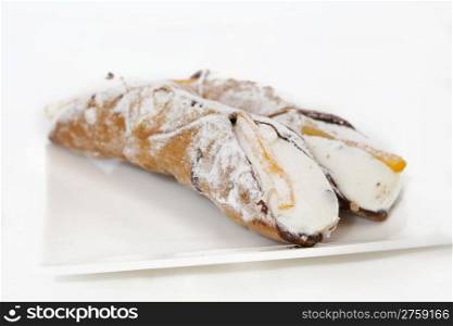 Fresh delicious typical pastry from Sicilia Italy