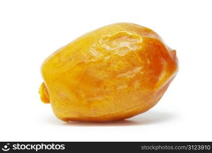 fresh dried dates isolated on a white