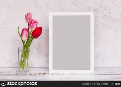 fresh flowers vase frame. High resolution photo. fresh flowers vase frame. High quality photo