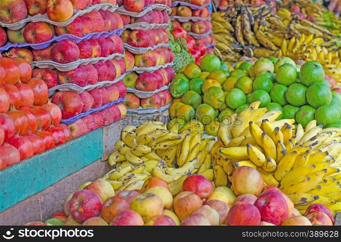 fresh fruit in the market sale