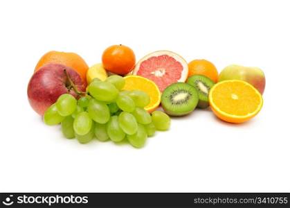 Fresh fruit isolate on a white