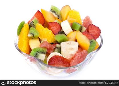 Fresh Fruit Salad in the bowl