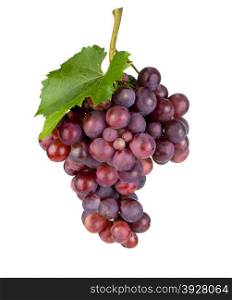 Fresh grape.Isolatede on white. with clipping path