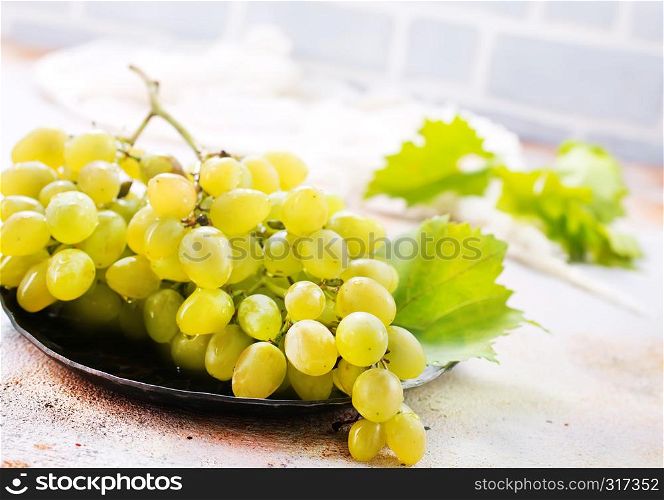 fresh grape on a table,stock photo