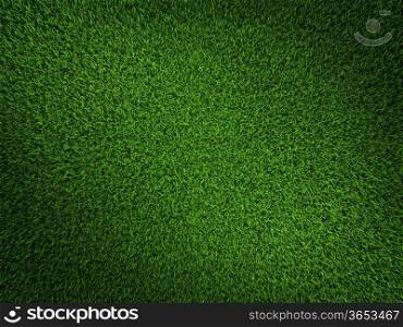Fresh green grass background. Top view, 3d render