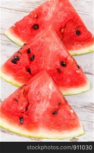 Fresh juicy watermelon as source natural vitamins and minerals, concept of delicious and healthy dessert. Fresh natural watermelon as source vitamins and minerals, concept of healthy juicy dessert