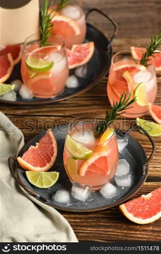 Fresh lime and rosemary combined with fresh grapefruit juice and tequila are the perfect way to get the most out of these amazing products.