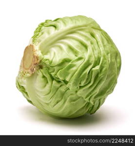 fresh natural organic cabbage on a white background. High quality photo. fresh natural organic cabbage on a white background