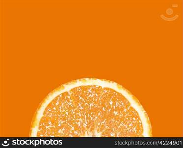 Fresh orange background from slices of orange.