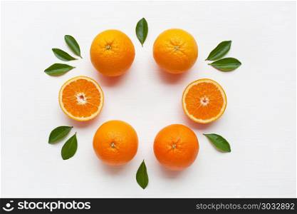 Fresh orange citrus fruit isolated.. Fresh orange citrus fruit isolated on white background.