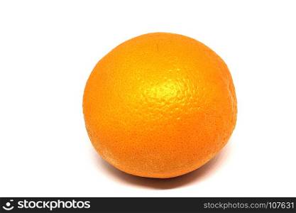 Fresh orange isolated on the white background. Fresh orange isolated on the white background.