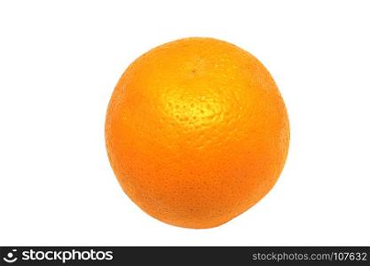 Fresh orange isolated on the white background. Fresh orange isolated on the white background.