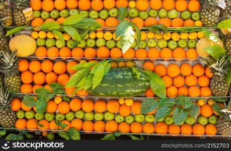 Fresh oranges suitable for juice, strudel