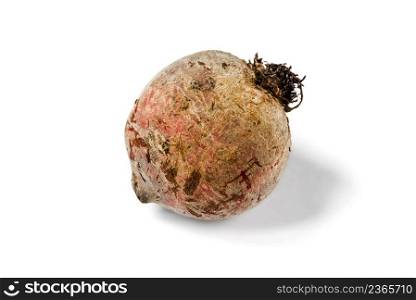 Fresh organic beetroot isolated on a white background. Beetroot isolated on a white background