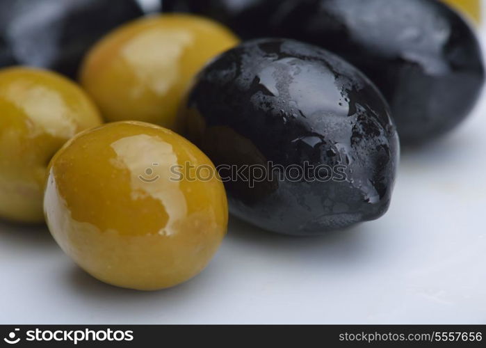 fresh organic eco vegetable salad,close-up isolated on white