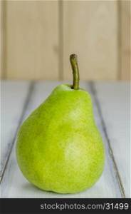fresh pears on wooden background. Fresh pears on the wooden background. Still life