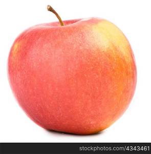 fresh red apple isolated on white background