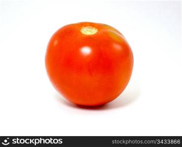 Fresh Red tomatoes isolated on white background