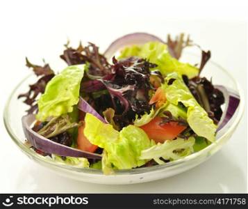 fresh salad close up
