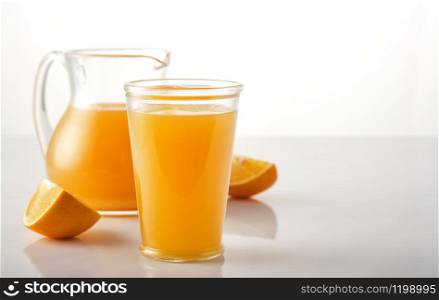 Fresh Squeezed Orange Juice with Fresh Fruits
