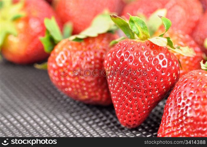 Fresh strawberries pattern