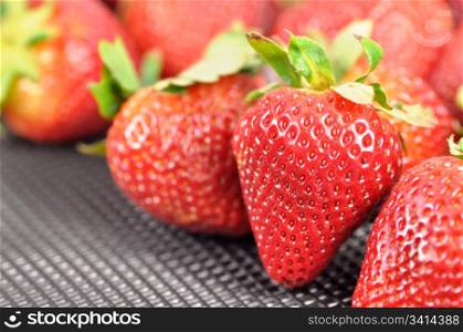 Fresh strawberries pattern