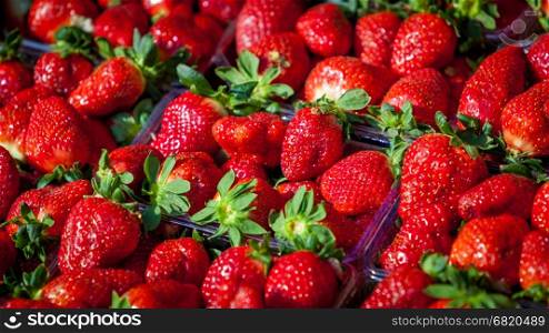 Fresh Strawberry Background. sweet strawberries