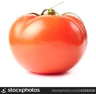 fresh tomato isolated on white